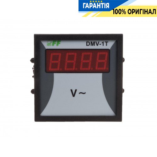 Вольтметр DMV-1T F&F для измерения напряжения, надежный и точный прибор с артикулом DMV-1T