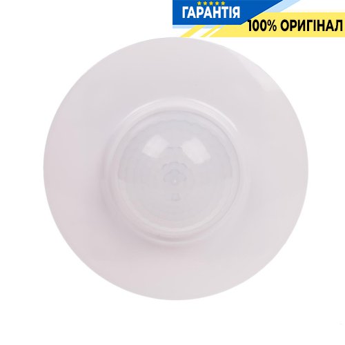 Датчик руху F&F DR-08 вбудований 360° 230В 1,5А IP20 білий