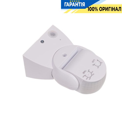 Датчик движения F&F DR-04W накладной 160°/45°, 230V 5А, IP65, белый