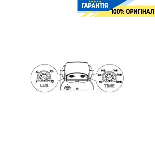 Датчик движения F&F DR-04W накладной 160°/45°, 230V 5А, IP65, белый