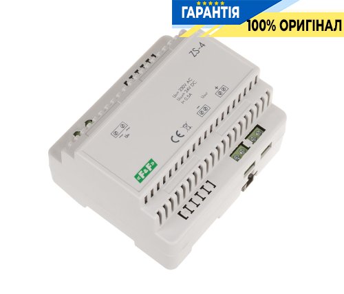 Блок питания трансформаторный F&F ZS-4 DIN 230VAC/24VDC 0,5A стабилизированный 12Вт