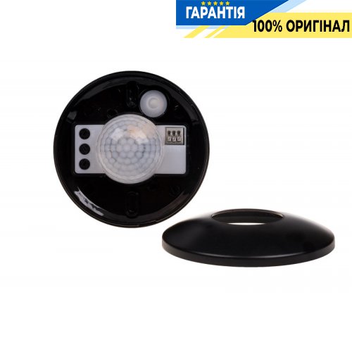 Датчик руху ІЧ накладний DR-06B F&F 360° 230В 16А IP40 чорний