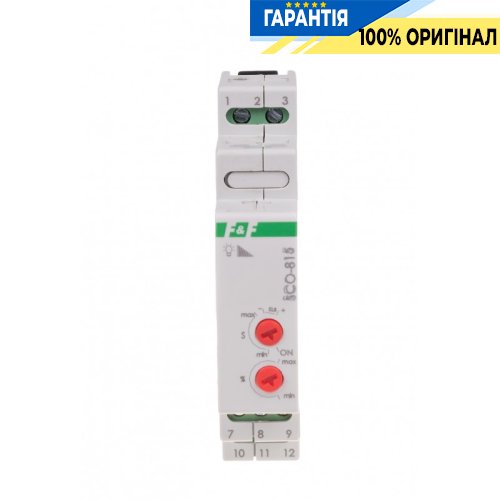 Регулятор яскравості F&F SCO-815 DIN 300Вт 230V/AC з запам’ятовуванням рівня