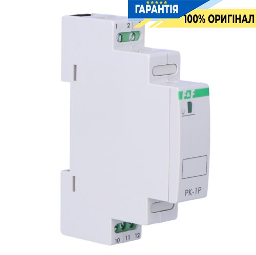 Электромагнитное реле F&F PK-1P-12V 1xNO/NC 16А 12V AC/DC для DIN-рейки