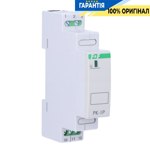 Електромагнітне реле F&F PK-1P-24V 1xNO/NC 16А 24V AC/DC на DIN-рейку