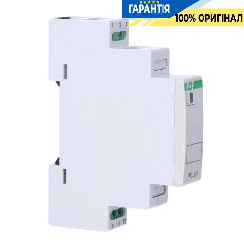 Електромагнітне реле F&F PK-1P-24V 1xNO/NC 16А 24V AC/DC на DIN-рейку