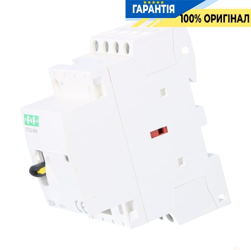 Модульний контактор F&F ST25-40-M, 4NO, 25А, 230В, DIN-рейка