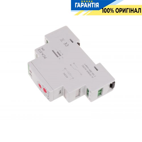 Реле часу PCA-512UNI F&F з затримкою відключення, 1ПК 10А, 12-264V AC/DC, монтаж на DIN-рейку