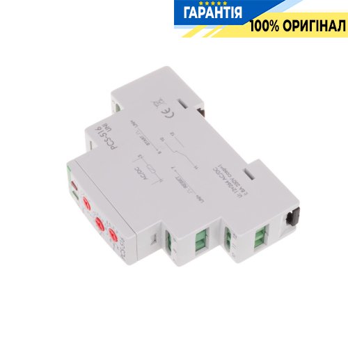 Реле часу багатофункціональне PCS-516UNI F&F, 1ПК 10А, 12-264V AC/DC, монтаж на DIN-рейку