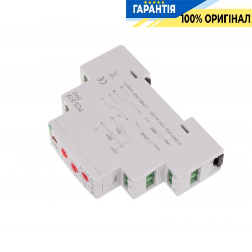 Реле времени F&F PCS-519DUO многофункциональное, 2NO/NC, 8А, 230V/AC, 24V/ACDC, DIN
