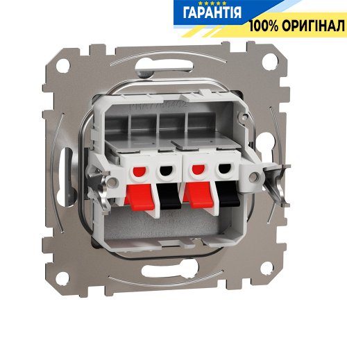 Аудиорозетка Schneider Electric «Sedna Design» SDD113411 (цвет - алюминий)