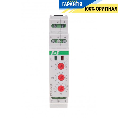 Реле часу PCU-504UNI F&F з підтримкою після відключення, 1ПК 10А 12-264V AC/DC на DIN-рейку