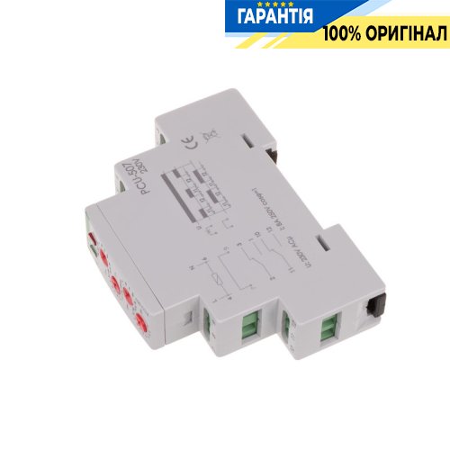 Реле часу циклічне PCU-507 F&F, 2 перемикаючі контакти, 8А, 230V AC, монтаж на DIN-рейку