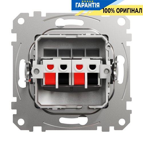 Аудиорозетка Schneider Electric «Sedna Design» SDD113411 (цвет - алюминий)