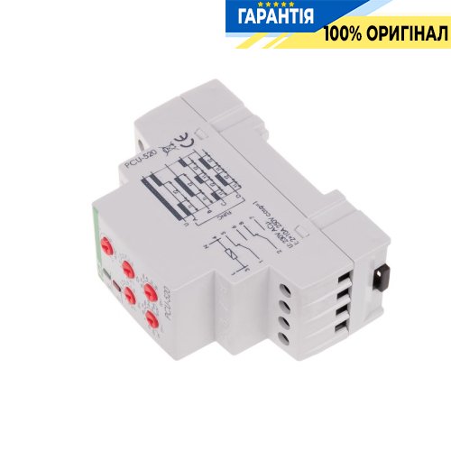 Реле часу F&F PCU-520 багатофункціональне подвійне 2ПК 10А 230V/AC DIN