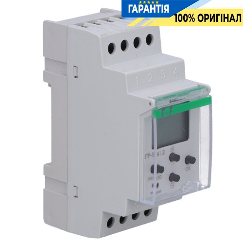 Реле времени программируемое F&F STP-541 DIN 2ПК 24-264В AC/DC работа "в петле"