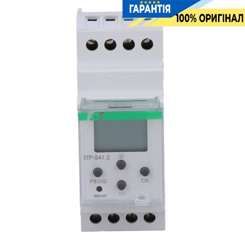 Реле времени программируемое F&F STP-541 DIN 2ПК 24-264В AC/DC работа "в петле"