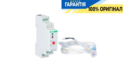 Сумеречне реле F&F AZ-112 DIN 220-230В AC 1НО 16А 2-1000Lx