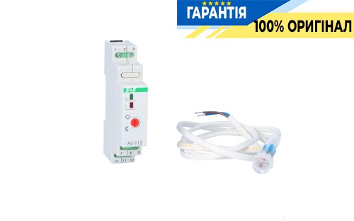 Сумеречне реле F&F AZ-112 DIN 220-230В AC 1НО 16А 2-1000Lx