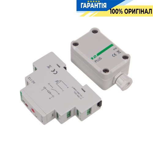 Сумеречне реле з герметичним зондом AZ-112-PLUS F&F DIN 220-230В AC 1НО 16А 2-1000Lx