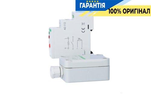 Сумеречне реле з герметичним зондом AZ-112-PLUS F&F DIN 220-230В AC 1НО 16А 2-1000Lx