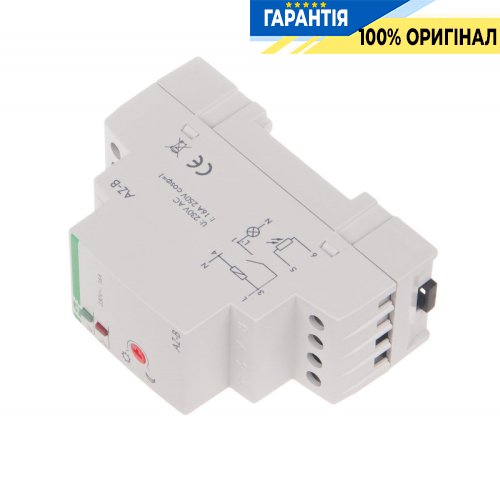 Сумеречное реле F&F AZ-B UNI DIN 12-264В AC/DC 1НО 16А 2-1000Lx