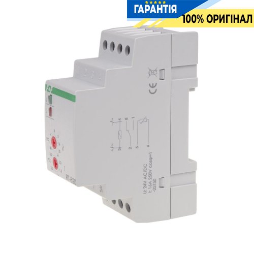 Регулятор температуры F&F RT-820 DIN 1ПК 16А 230V/AC, диапазон -4…+30°C