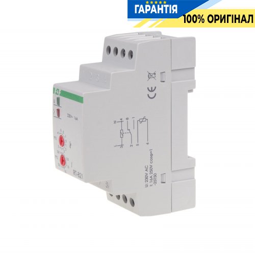 Регулятор температуры F&F RT-821 DIN 1ПК 16А 230V/AC, диапазон -4…+5°C