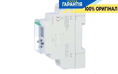 Програмований таймер F&F PCZ-523.2 DIN 24-264В AC/DC 1ПК 16А імпульсний