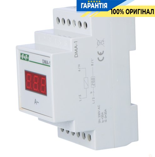 Амперметр F&F DMA-1RMS True RMS до 20А, точное измерение тока
