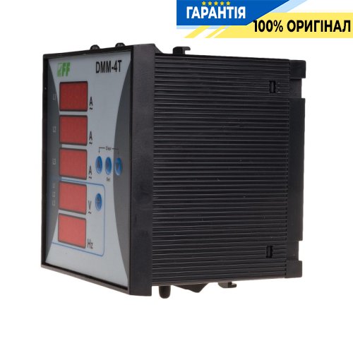 Цифровий трифазний щитовий мультиметр F&F DMM-4T з точними вимірами