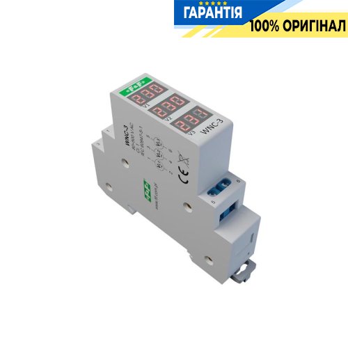 Индикатор напряжения трехфазный F&F WNC-3 с артикулом WNC-3 для контроля сети