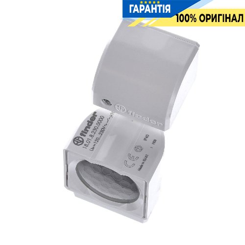 Датчик руху Finder 180182300000, 110°, 1НО, 10А, 120-230V/AC, IP40