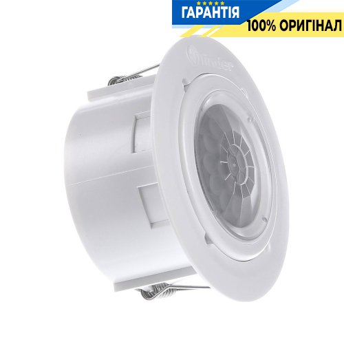 Датчик руху стельовий вбудований Finder 183182300000, 360°/110°, 1NO, 10А, 230V AC