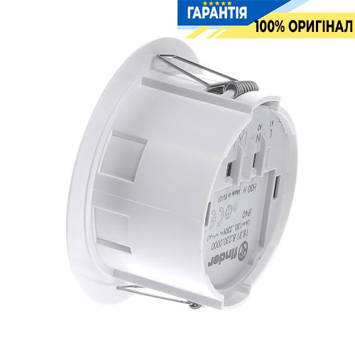Датчик руху стельовий вбудований Finder 183182300000, 360°/110°, 1NO, 10А, 230V AC
