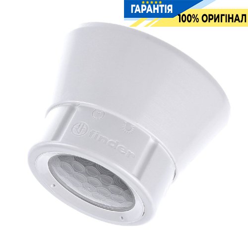 Датчик руху стельовий накладний 360°/110° 1НО 10А 230В AC IP40 Finder 182182300000