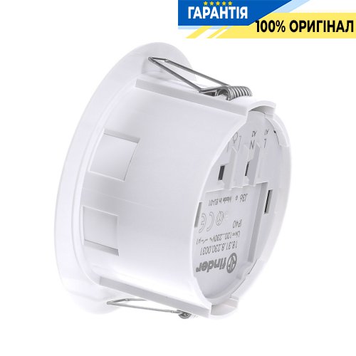 Датчик движения и присутствия Finder 18.31.8.230.0031 1NO 10A AgSnO2 360°/110° потолочный скрытый/открытый монтаж
