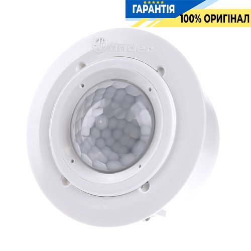 Датчик движения и присутствия Finder 18.31.8.230.0031 1NO 10A AgSnO2 360°/110° потолочный скрытый/открытый монтаж