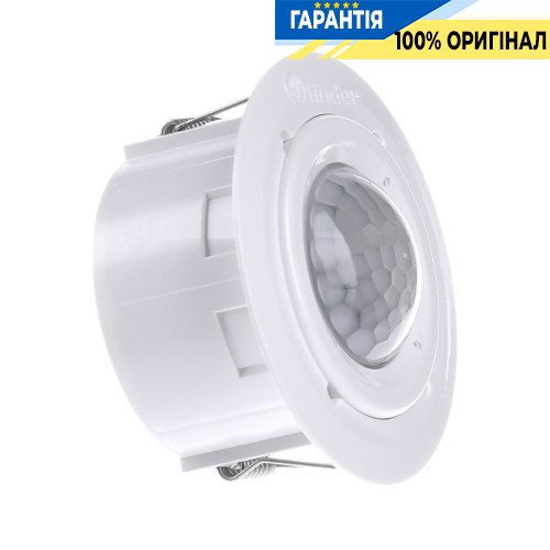 Датчик движения и присутствия Finder 18.31.8.230.0031 1NO 10A AgSnO2 360°/110° потолочный скрытый/открытый монтаж