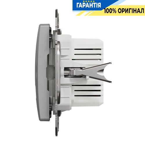 USB розетка тип A+C 2,4A Schneider Electric «Sedna Design» SDD113402 (цвет - алюминий)