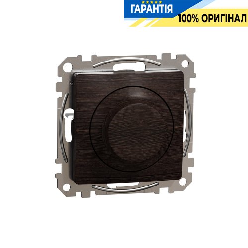 Універсальний поворотний димер для Led ламп Schneider Electric Sedna Elements SDD181502 (колір - венге)