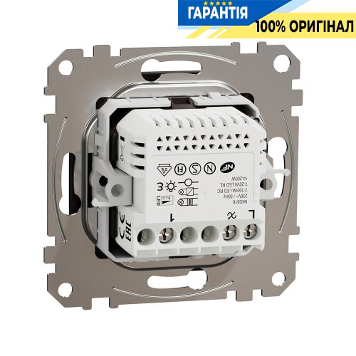 Універсальний поворотний димер для Led ламп Schneider Electric Sedna Elements SDD181502 (колір - венге)