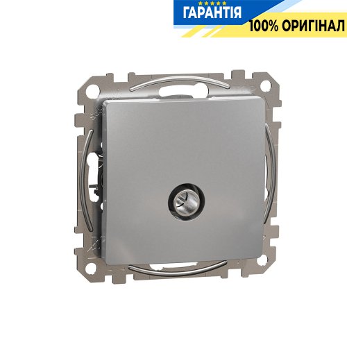Розетка TV конечная 4дб Schneider Electric «Sedna Design» SDD113471 (цвет - алюминий)