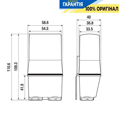 Фото-реле 1NO 230В 16А Finder 104182300000 для управления освещением и нагрузками