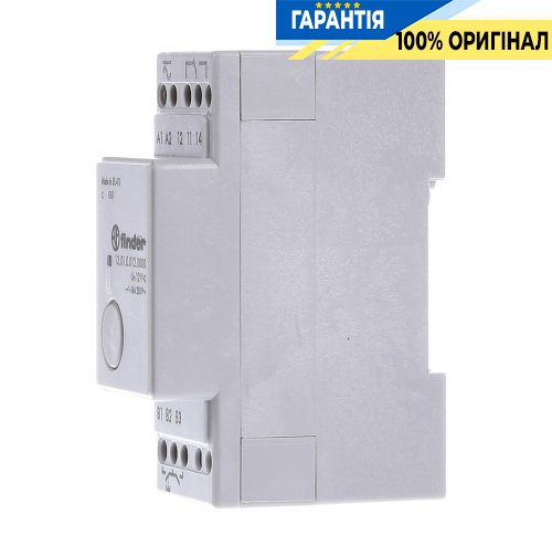 Електронне крокове реле 1CO 16A 12В AC/DC AgSnO2 моностабільне SELV модульне 35мм Finder 130100120000