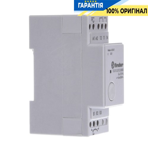 Електронне крокове реле 1CO 16A 12В AC/DC AgSnO2 моностабільне SELV модульне 35мм Finder 130100120000