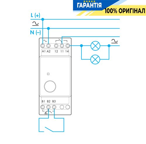 Електронне крокове реле 1ПК 16A 230В AC AgSnO2 моностабільне SELV модульне 35мм Finder 130182300000