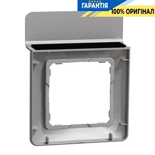 Рамка с подставкой для мобильного телефона Schneider Electric «Sedna Design» & Elements SDD313809 (цвет - алюминий)
