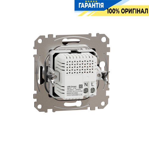 USB розетка тип A+A 2,1A «Sedna Elements» Schneider Electric SDD181401 (колір - венге)