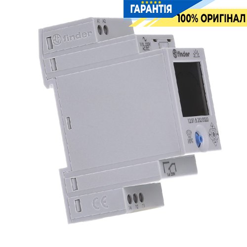 Цифрове астрономічне реле часу Finder 12.81.8.230.0000 1ПК 16А 230В NFC